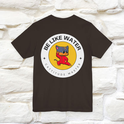 "Be Like Water: Cattitude Master | Cat T-Shirt |Nunu&Miao Studio