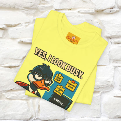 ''Yes, I Look Busy. No I'm Not.''|  Sarcastic Cat T-Shirt | Nunu&Miao Studio