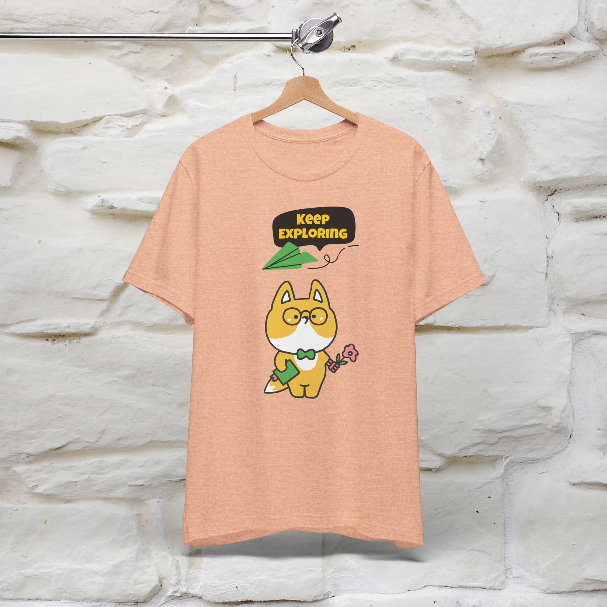 Keep Exploring T-Shirt for Men | 100% Cotton* Adventure Tee - Nunu&Miao Studio