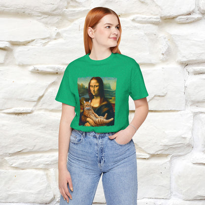 Mona Lisa’s Cat T-Shirt | Classic Art-Inspired Cat Tee for Men & Women | 100% Cotton