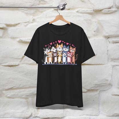 ''Cats Bring Us Together'' Cat T-shirt for Women 100% Cotton* - Nunu&Miao Studio