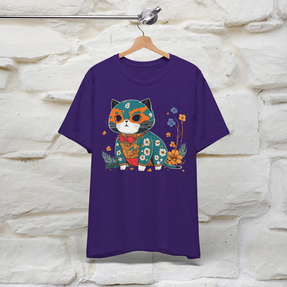 Zen Garden Cat: Japanese-Inspired T-Shirt for Men & Women | 100% Cotton*