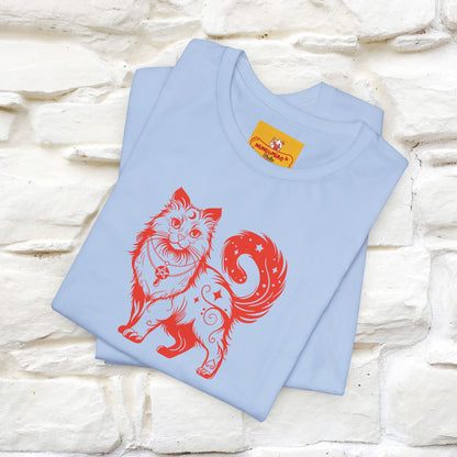 "The Third Eye'' Cat T-Shirt Front and Back Design | Nunu&Miao Studio