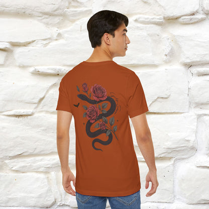 "The Rose and The Snake " Halloween T-shirt |Nunu&Miao Studio