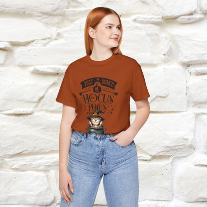 "Just A Bunch Of Hocus Pocus" Cat  T-shirt |Nunu&Miao Studio