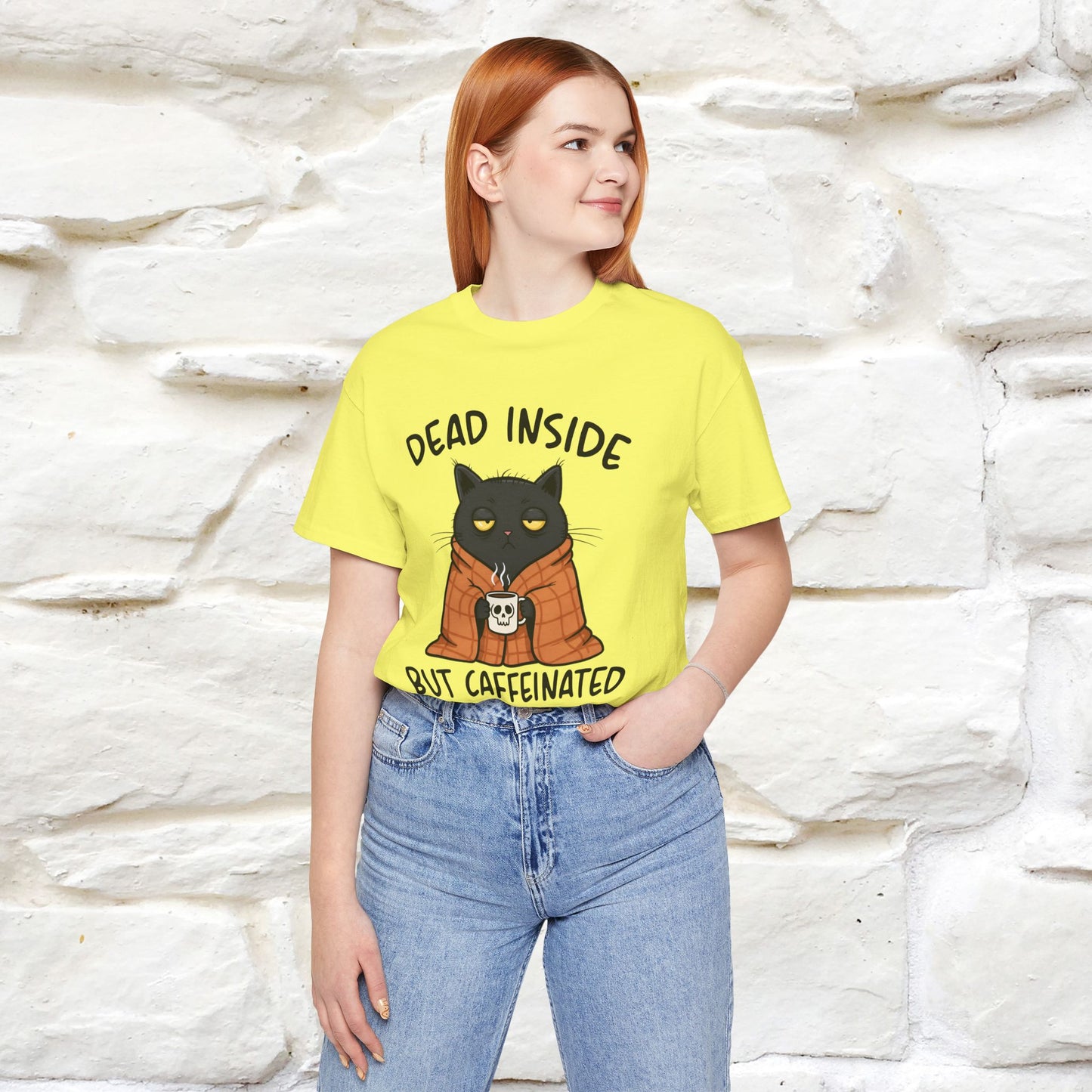 "Dead Inside But Caffeinated" |Funny T-Shirt | Nunu&Miao Studio