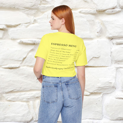 "More Espresso Less Depresso" |Cat T-Shirt | Nunu&Miao Studio
