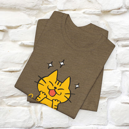 "Choose Happy" Cat T-Shirt for Men & Women | 100% Cotton* | Positive Tee 🐾