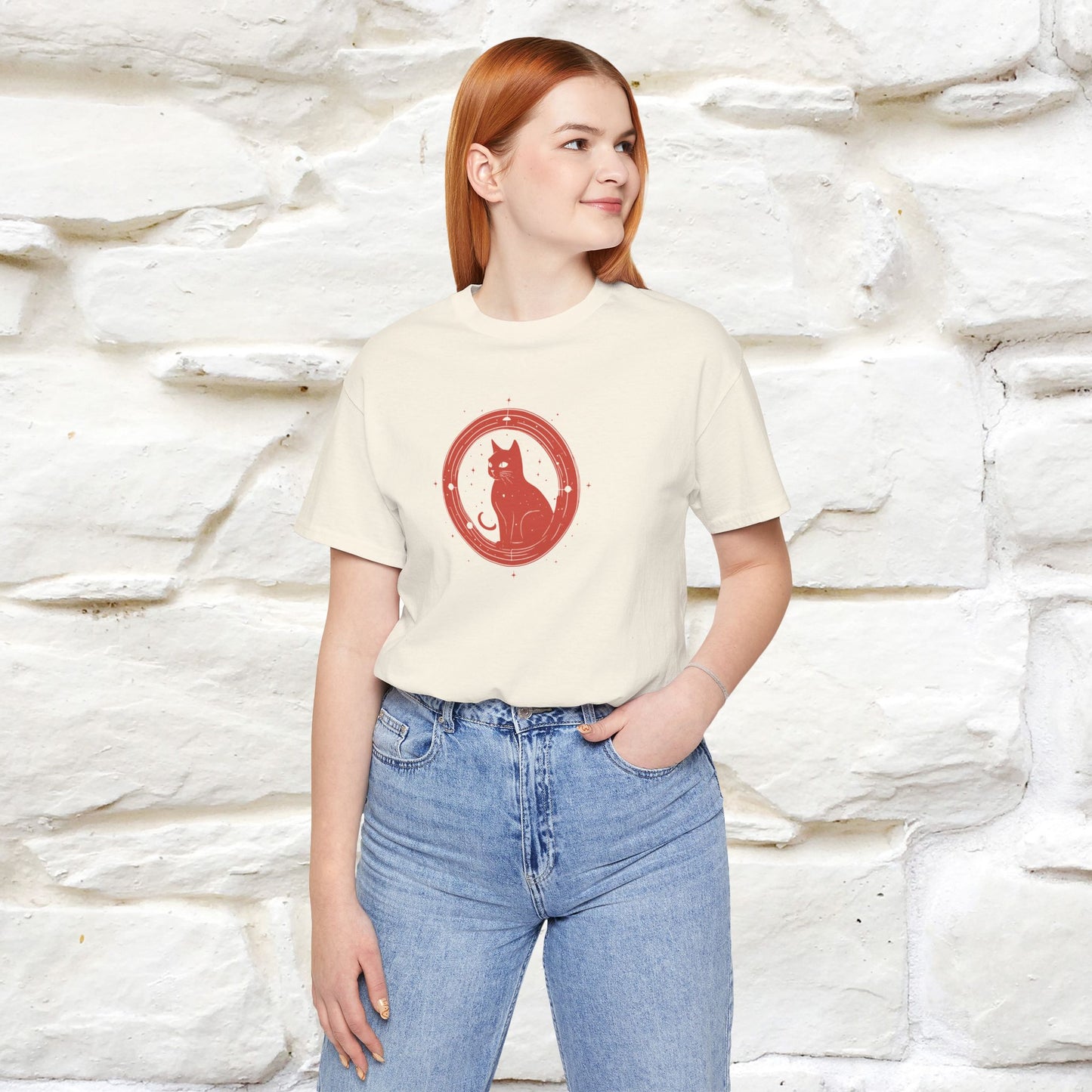 "Superbia'' Cat T-Shirt Front and Back Design | Nunu&Miao Studio