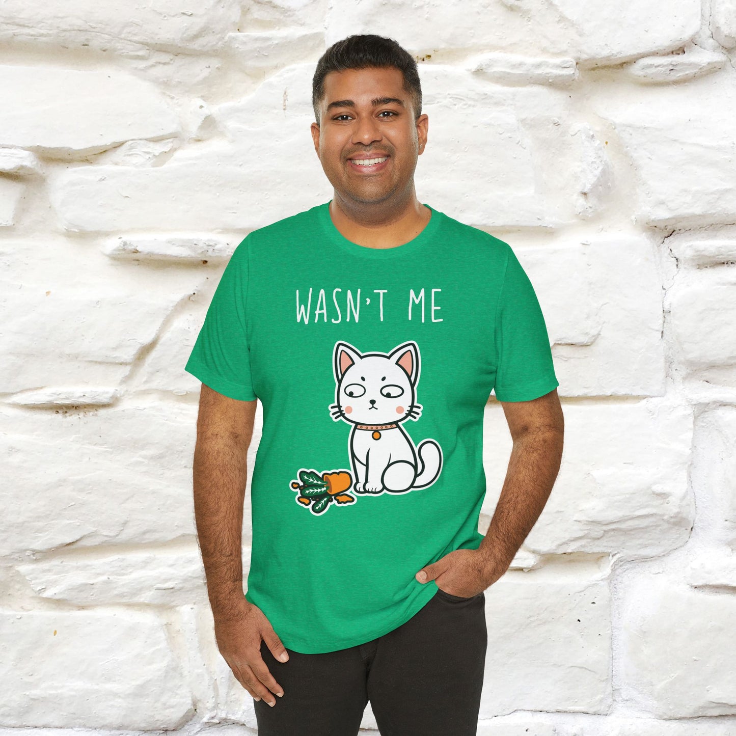 "Wasn't Me" Cat T-shirt for Men & Women | 100% Cotton 🐾