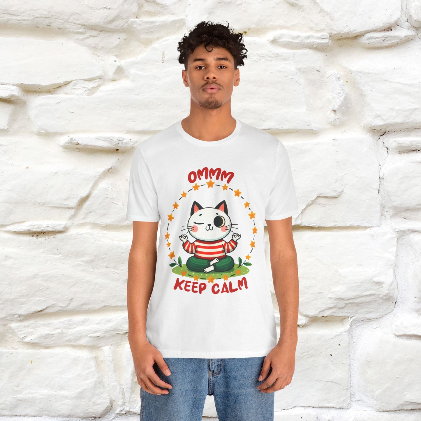 ''Ommm, Keep Calm'' Cat T-Shirt | Nunu&Miao Studio