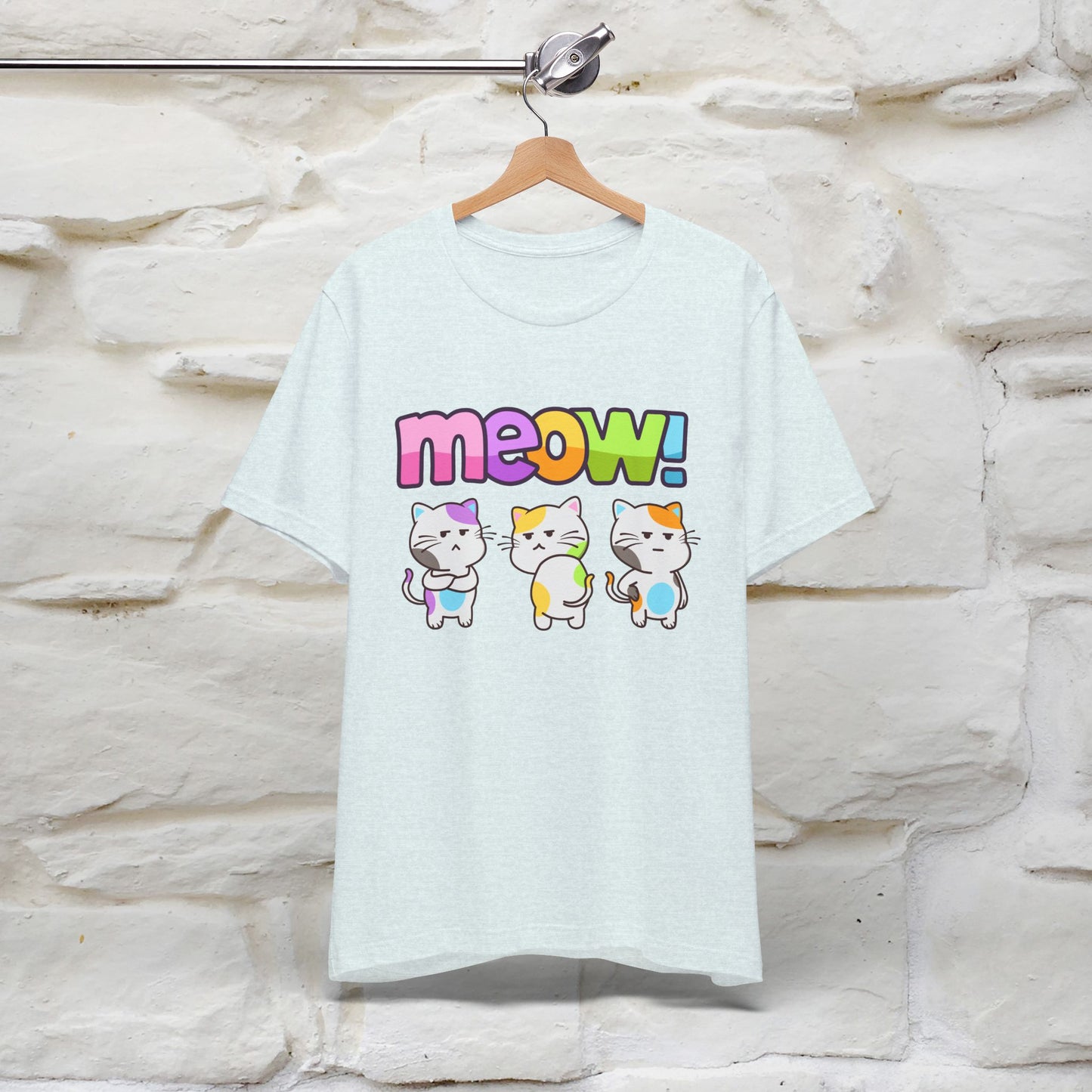 Meow! Funny Cat T-Shirt for Men & Women | 100% Cotton*