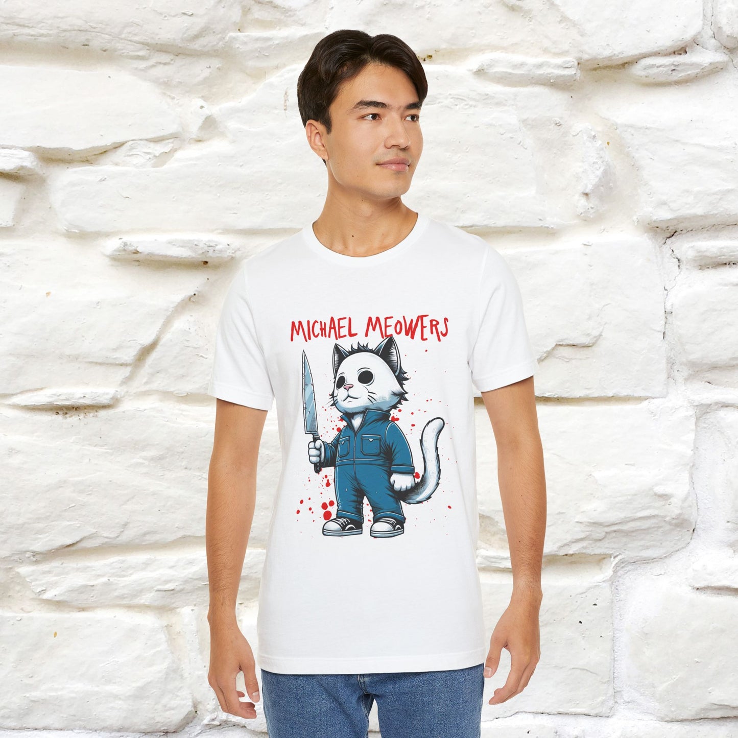 ''Michael Meowers'' Cat T-Shirt |  | Nunu&Miao Studio