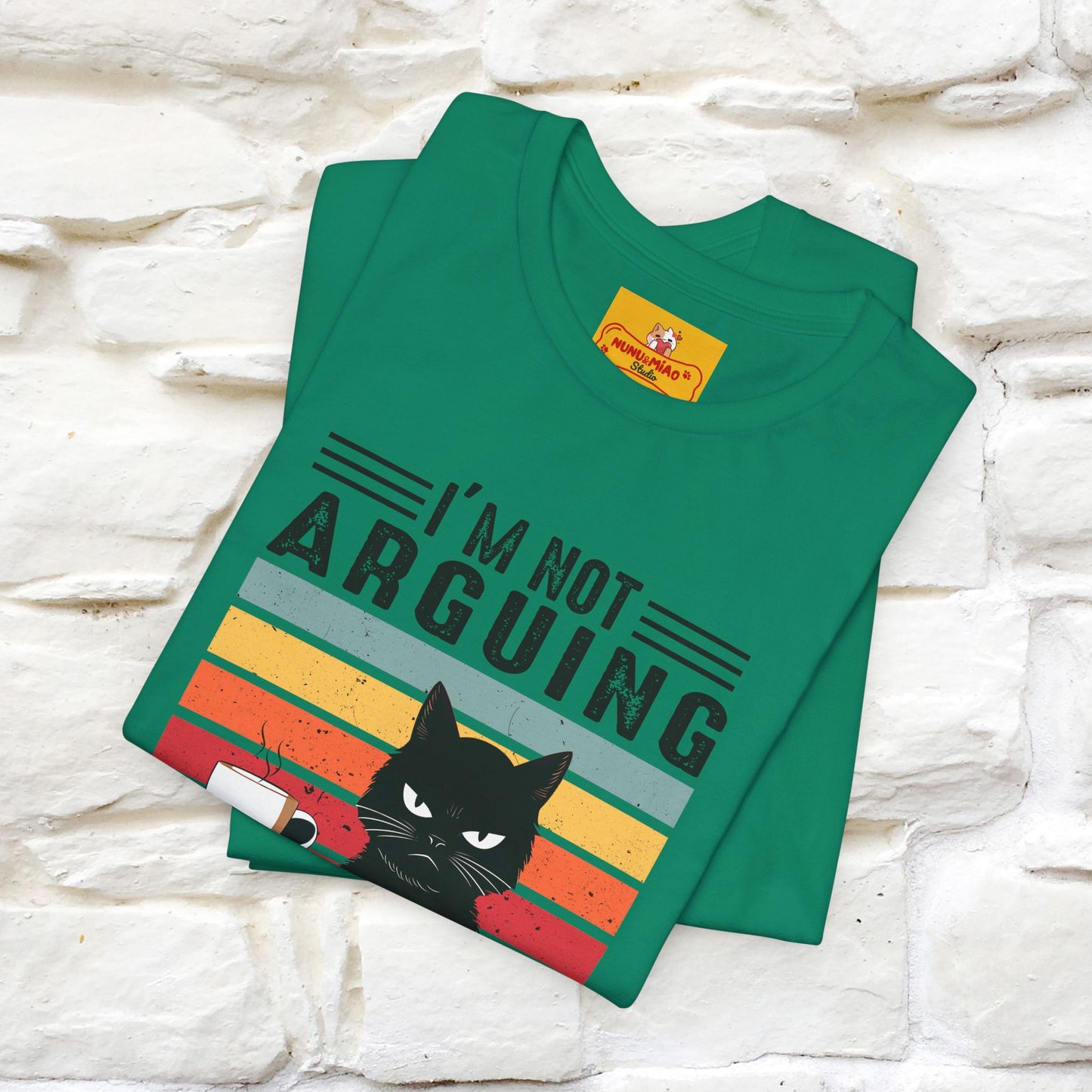 Non sto discutendo, sto spiegando perché ho ragione T-shirt con gatto per uomo e donna | 100% cotone* Maglietta divertente