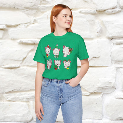 Christmas Cats T-Shirt | Festive Cat T-Shirt for Men & Women | 100% Cotton*