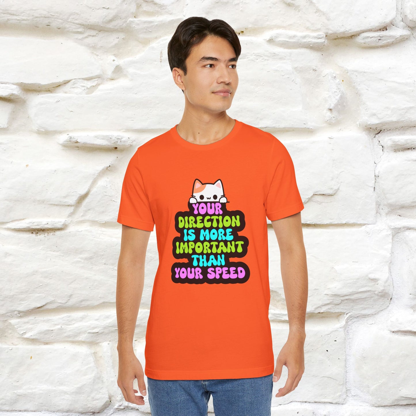 "Your Direction Is More ..." |  Cat T-shirt | Nunu&Miao Studio - Nunu&Miao Studio