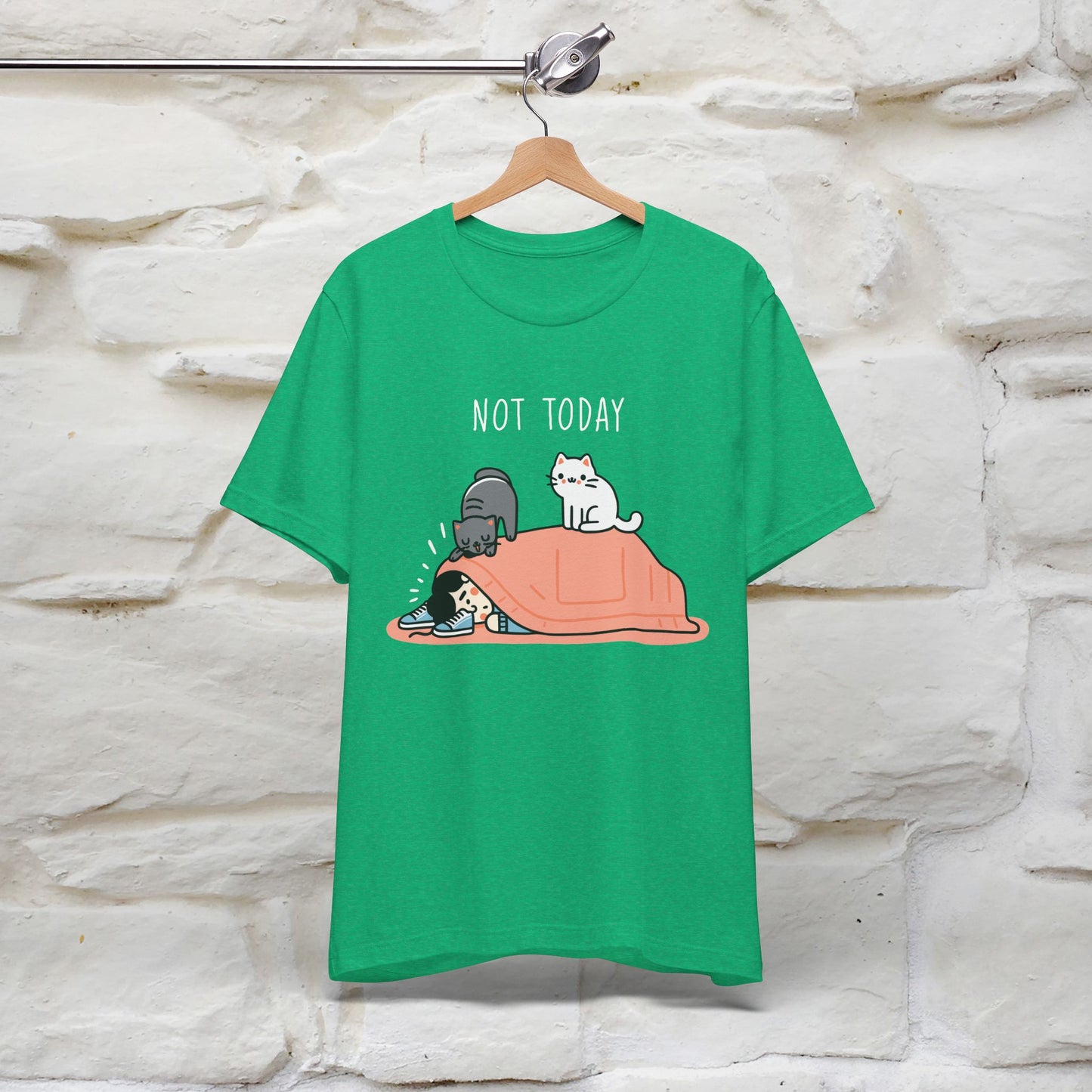 "Not Today" Cat T-shirt for Men & Women| 100% Cotton 🐾