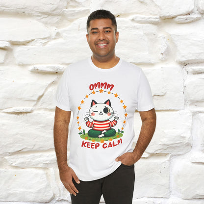 ''Ommm, Keep Calm'' Cat T-Shirt | Nunu&Miao Studio
