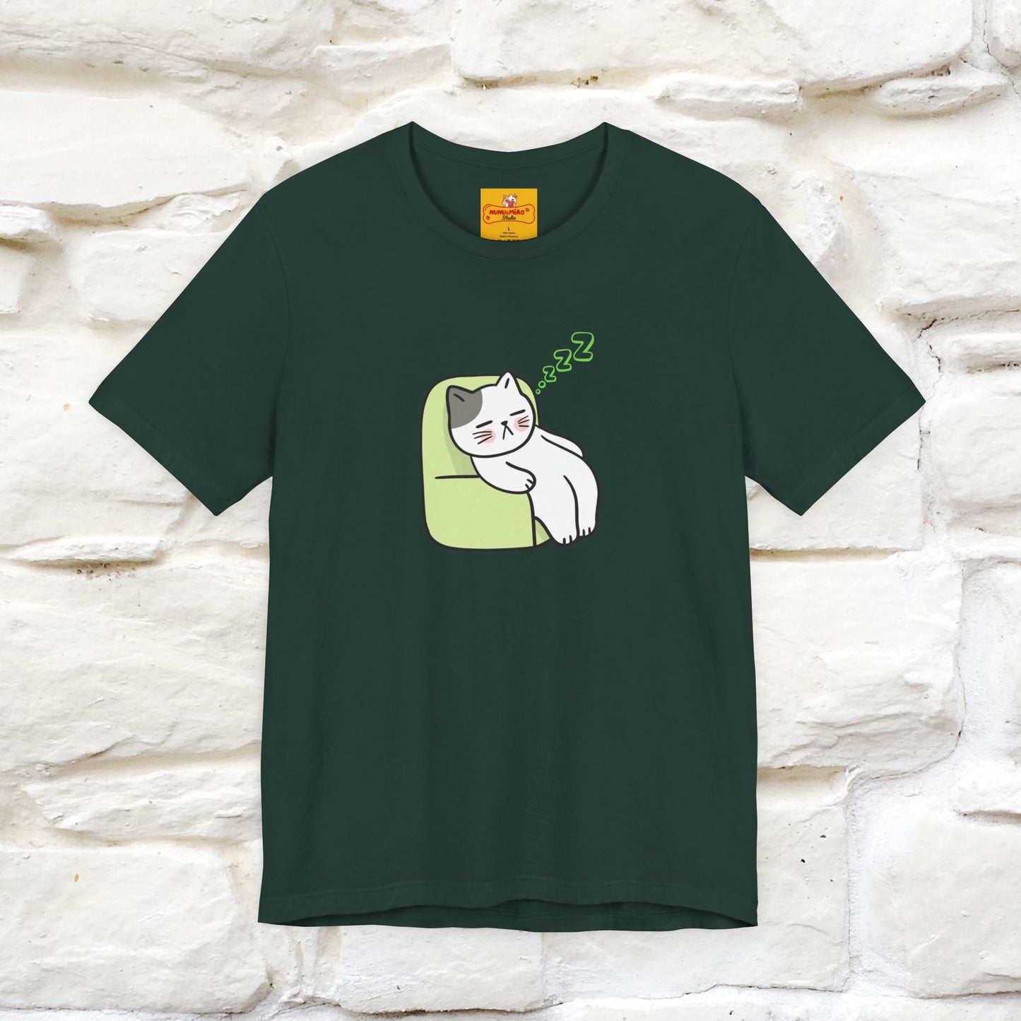 "Keep going… the couch isn’t going to nap on itself." Cat T-Shirt| Front & Back Design | Nunu&Miao Studio