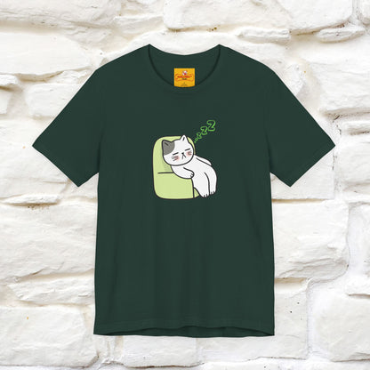 "Keep going… the couch isn’t going to nap on itself." Cat T-Shirt| Front & Back Design | Nunu&Miao Studio