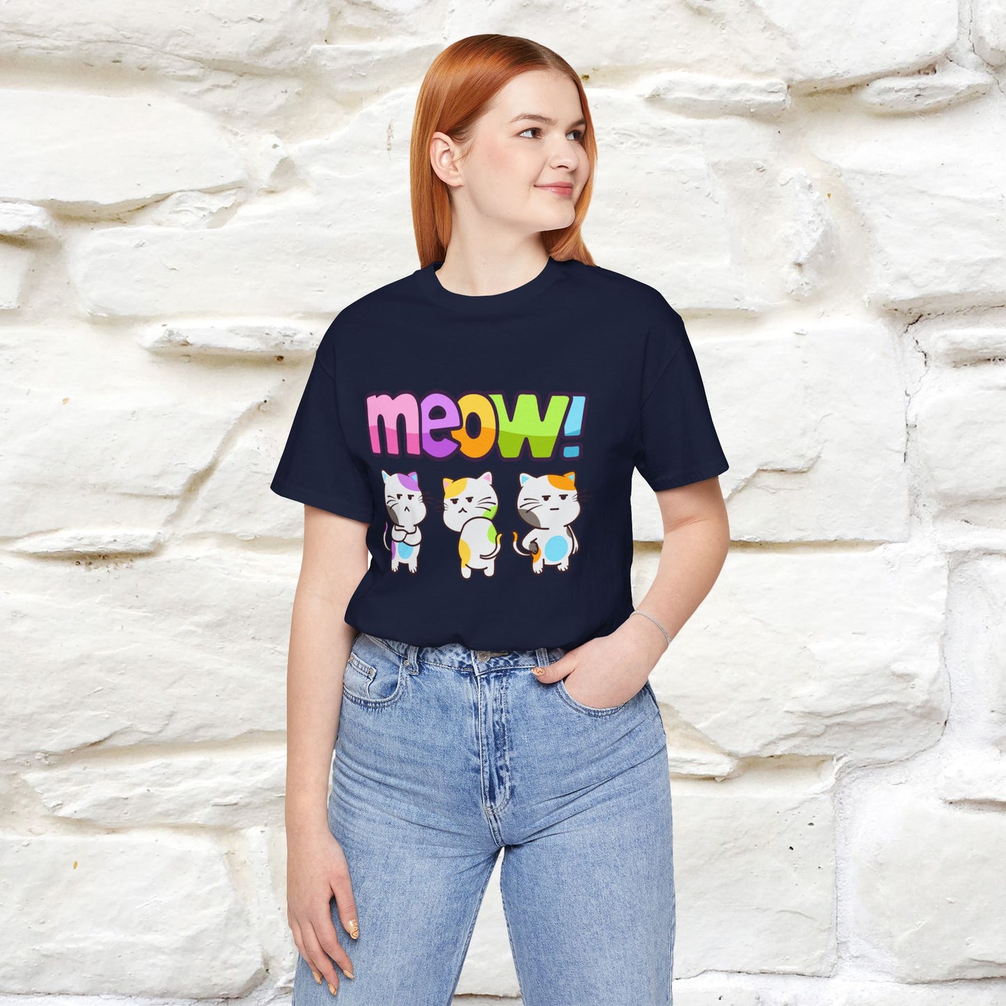 Meow! Funny Cat T-Shirt for Men & Women | 100% Cotton*