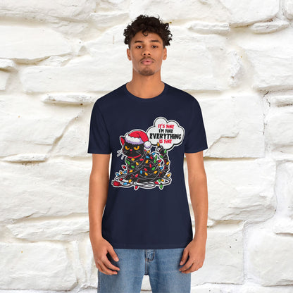 “Everything Is Fine..” | Cat T-Shirt | Nunu&Miao Studio