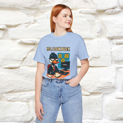 ''Yes, I Look Busy. No I'm Not.''|  Sarcastic Cat T-Shirt | Nunu&Miao Studio