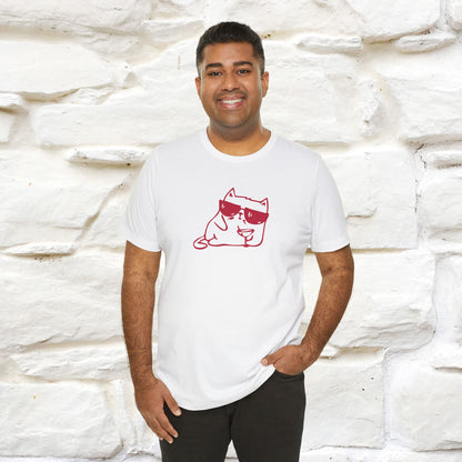 "I’m Happy, Which Often Looks Like Crazy" Cat T-Shirt| Front & Back Design | Nunu&Miao Studio