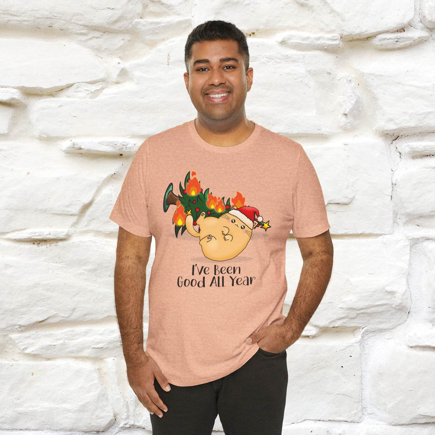 I've Been Good All Year | Festive Cat Christmas Shirt for Men & Women | 100% Cotton*