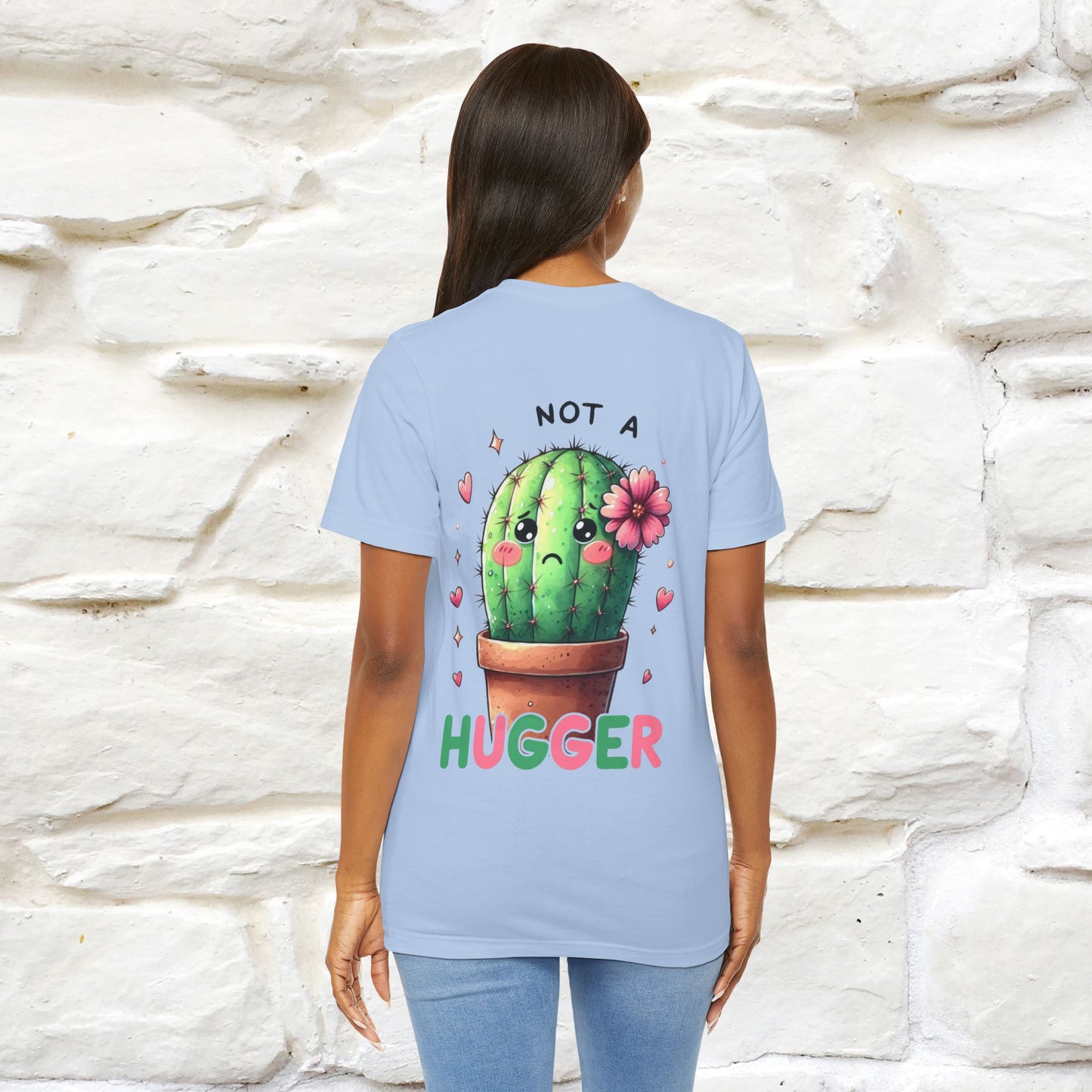 "Not A Hugger" |Funny T-Shirt | Front & Back Design|Nunu&Miao Studio