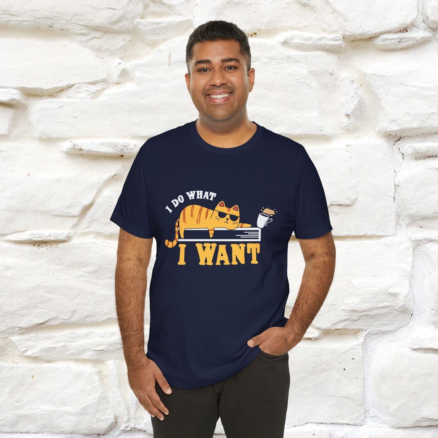 "I Do What I Want" Cute Cat T-Shirt for Men & Women | 100% Cotton*🐾