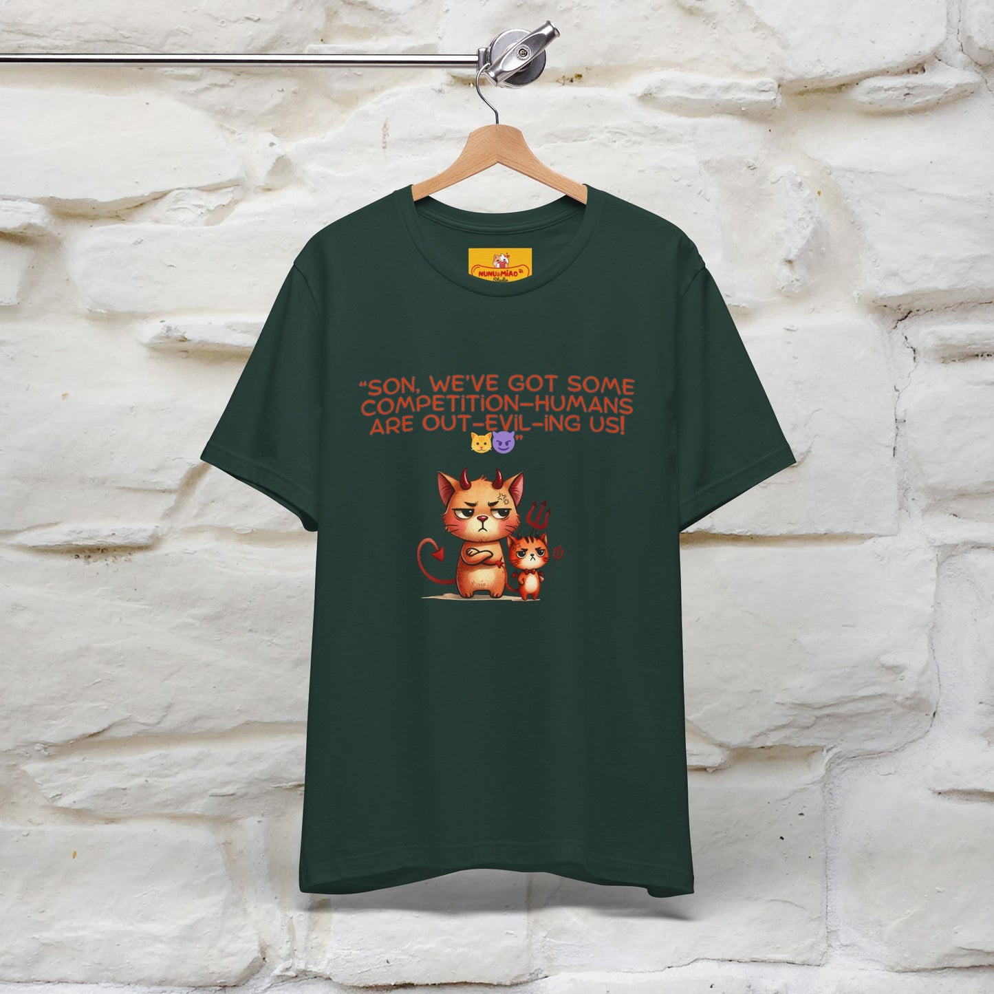 "Humans Are Out-Evil-Ing Us." Cat  T-shirt |Nunu&Miao Studio
