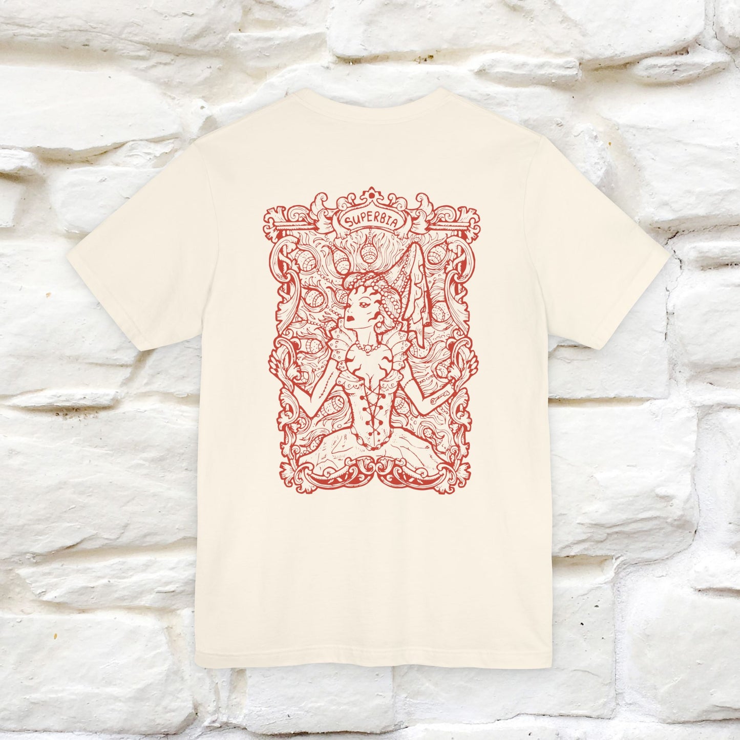 "Superbia'' Cat T-Shirt Front and Back Design | Nunu&Miao Studio