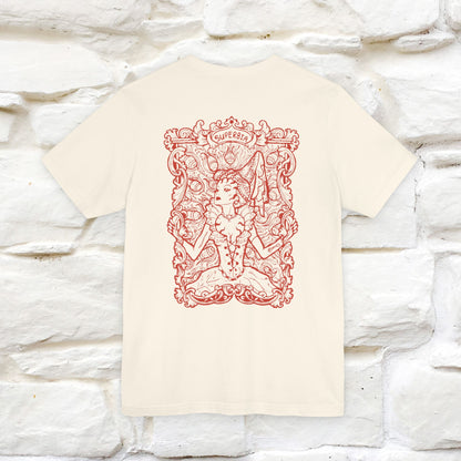 "Superbia'' Cat T-Shirt Front and Back Design | Nunu&Miao Studio