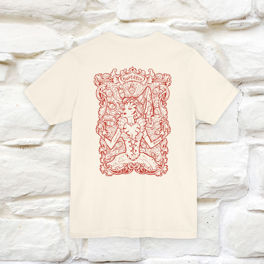 "Superbia'' Cat T-Shirt Front and Back Design | Nunu&Miao Studio