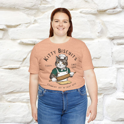 Kitty Biscuits Crunchy Joy T-Shirt | Cat Lover’s Delight for Men & Women | 100% Cotton*