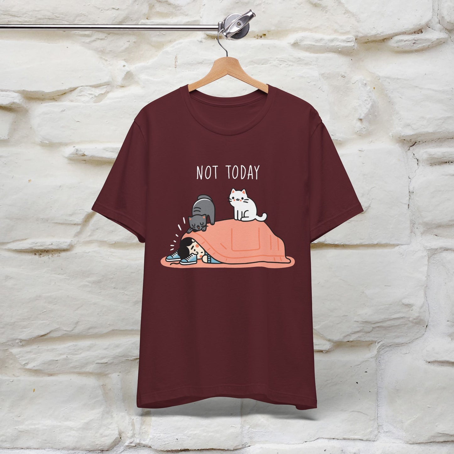 "Not Today" Cat T-shirt for Men & Women| 100% Cotton 🐾