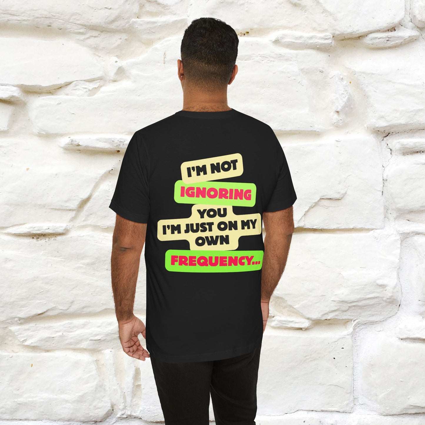 "I'm Not Ignoring You. I'm Just  .. " Cat T-Shirt | Front & Back Design | Nunu&Miao Studio