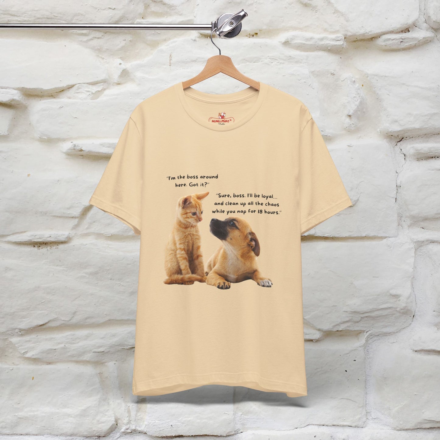 ''I am The Boss Here'' Funny Cat T-shirt for Men and Women  100% Cotton*