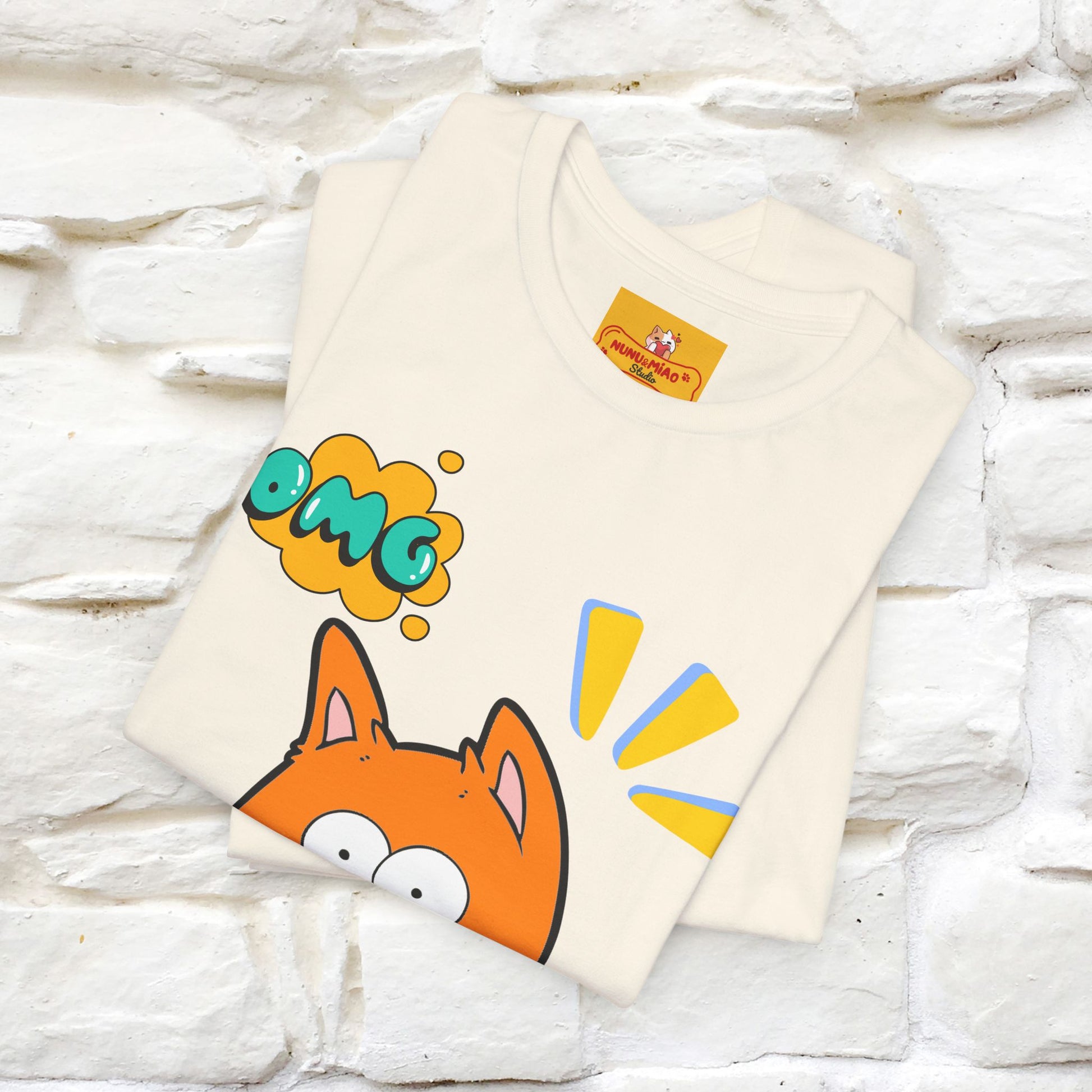 ''Oh My God'' Cat T-Shirt | Nunu&Miao Studio - Nunu&Miao Studio