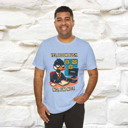 ''Yes, I Look Busy. No I'm Not.''|  Sarcastic Cat T-Shirt | Nunu&Miao Studio