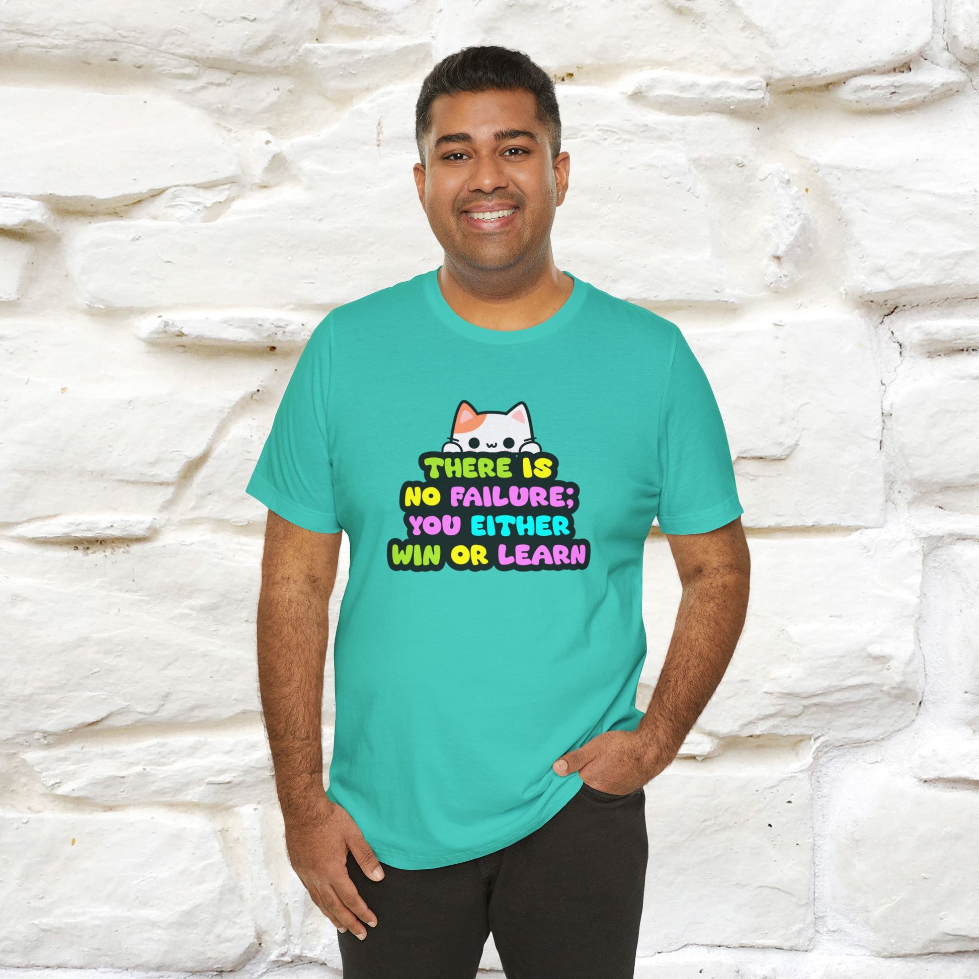 "There Is No Failure: You Either Win Or Learn" T-Shirt  | Nunu&Miao Studio - Nunu&Miao Studio
