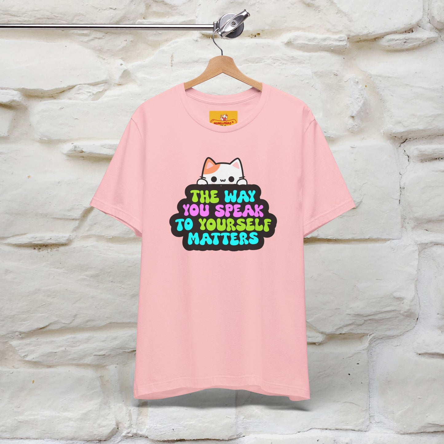 "Il modo in cui parli con te stesso è importante" T-shirt per uomo e donna | 100% cotone*