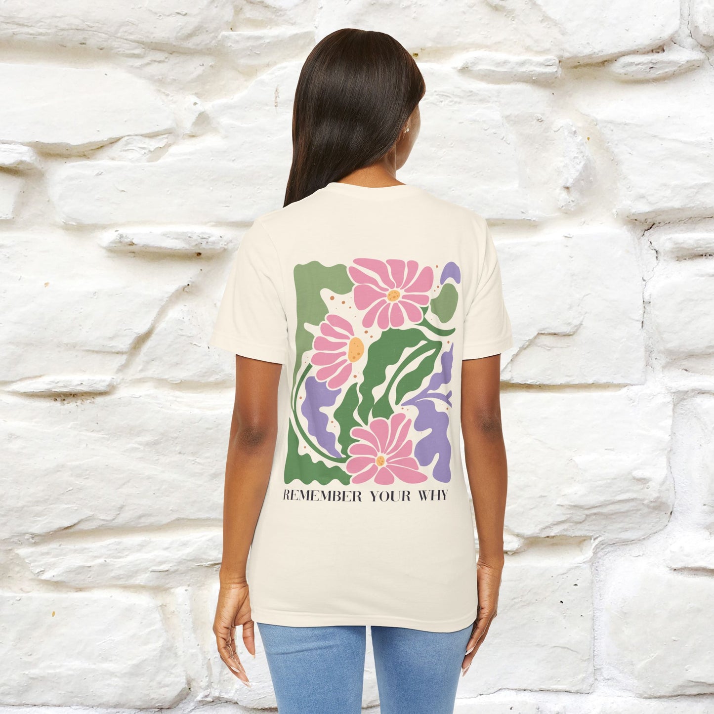 "Remember Your Why'' Cat T-Shirt Front and Back Design | Nunu&Miao Studio