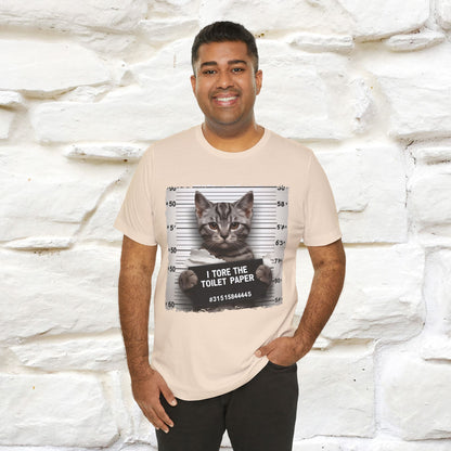 ''I Tore The Toilet Paper'' | Funny Cat T-Shirt | Nunu&Miao Studio