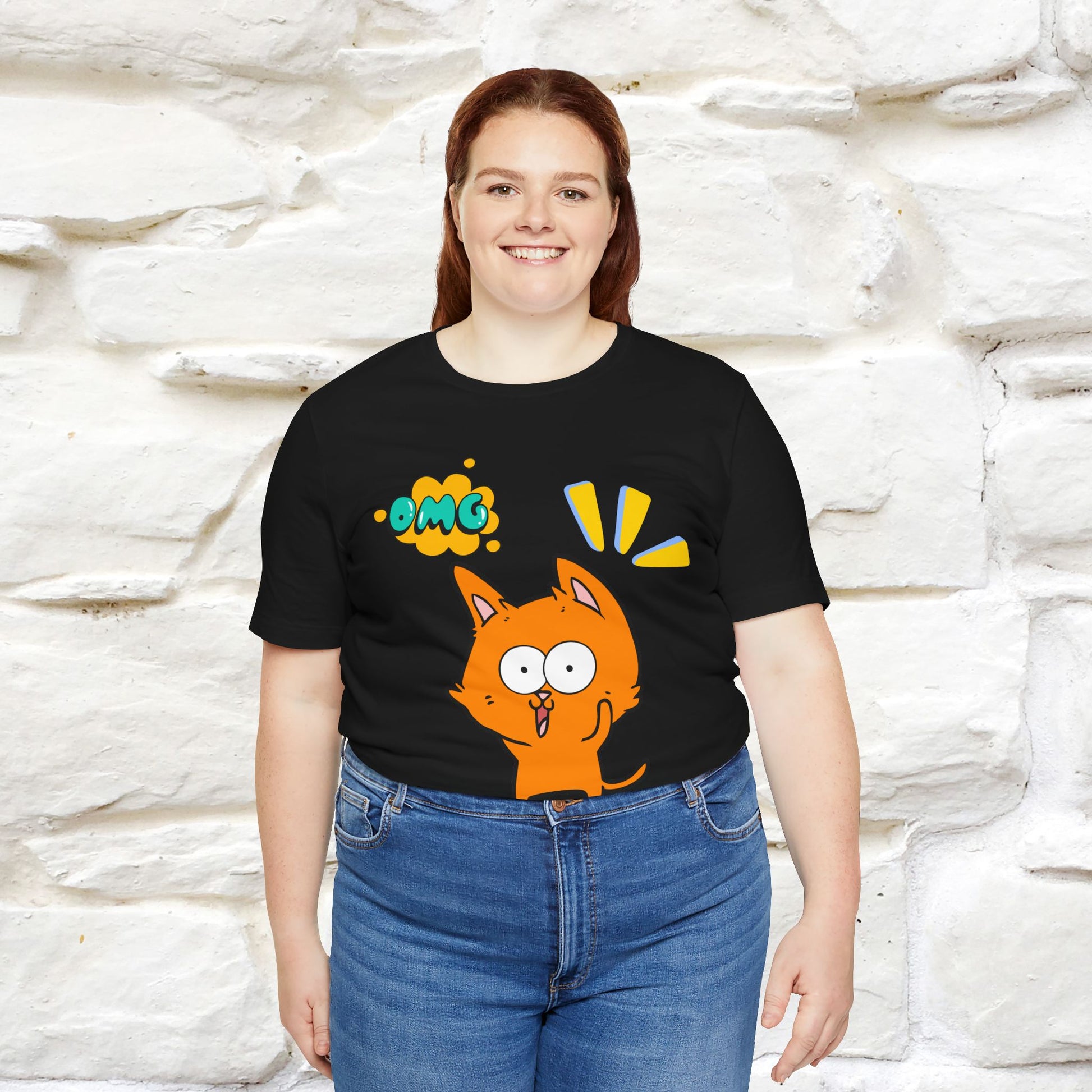 ''Oh My God'' Cat T-Shirt | Nunu&Miao Studio - Nunu&Miao Studio