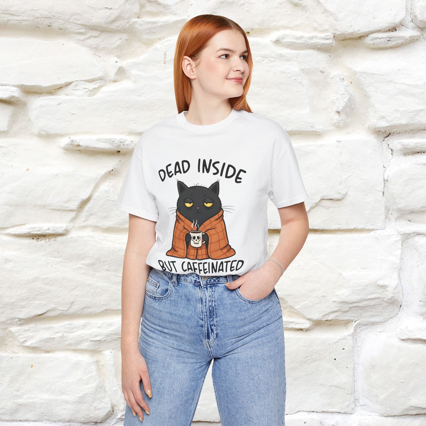 "Dead Inside But Caffeinated" |Funny T-Shirt | Nunu&Miao Studio