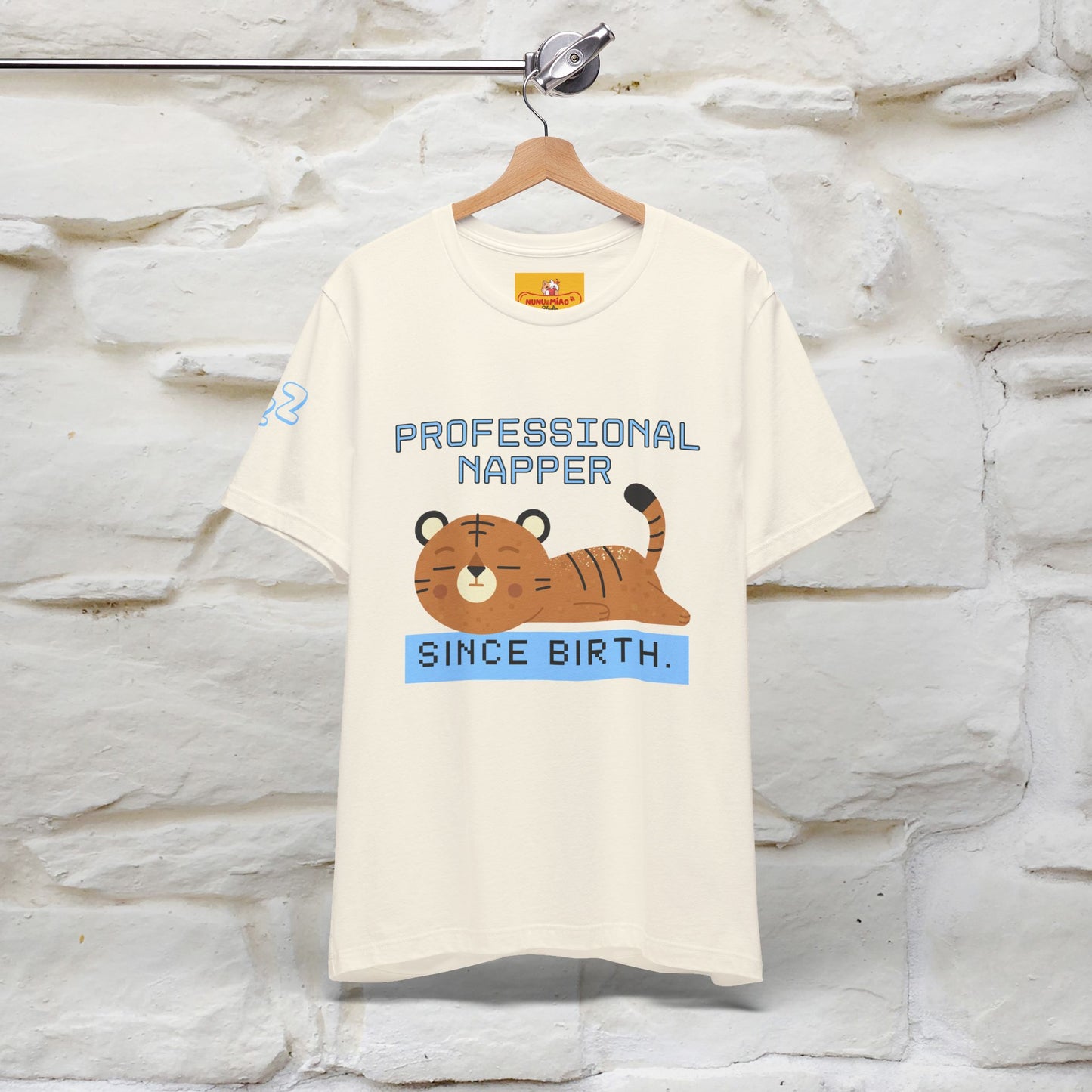 ''Professional napper since birth.''| CatT-Shirt | Nunu&Miao Studio