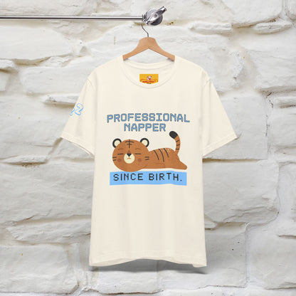 ''Professional napper since birth.''| CatT-Shirt | Nunu&Miao Studio