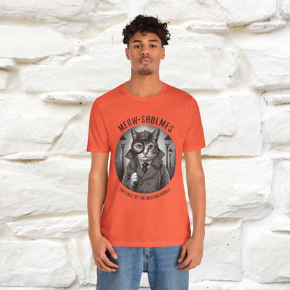 ''Meow-Sholmes: The Case of the Missing Kibble'' | Detective Cat Tee | Nunu&Miao Studio - Nunu&Miao Studio